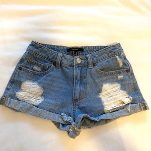 forever 21 mid rise shorts